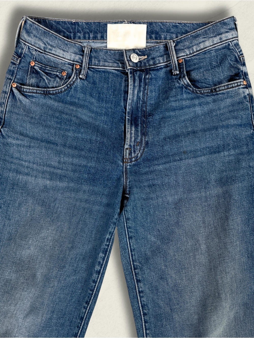 MOTHER Mid-Rise Maven Wide-Leg Ankle Jean Sz 27 - Picture 4 of 8